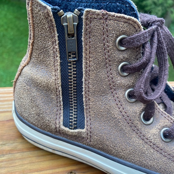 CONVERSE ALL STAR brown lethargy 3 unisex High top - Picture 4 of 6